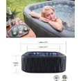 thumbnail image 4 of Aqua Marina MSpa Delight Series 6-Person 132-Massage Jets Inflatable Hot Tub, 4 of 11