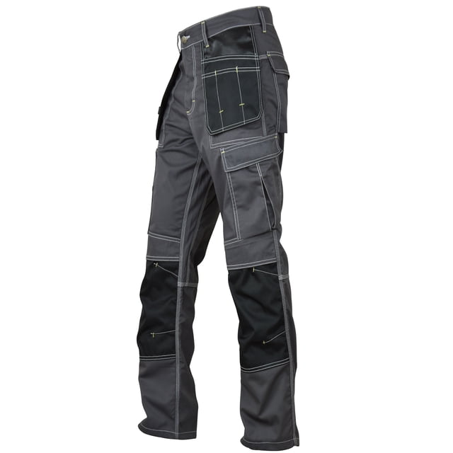 Mens Construction Cordura Knee Reinforcement WorkWear Trousers Utility Work Pant