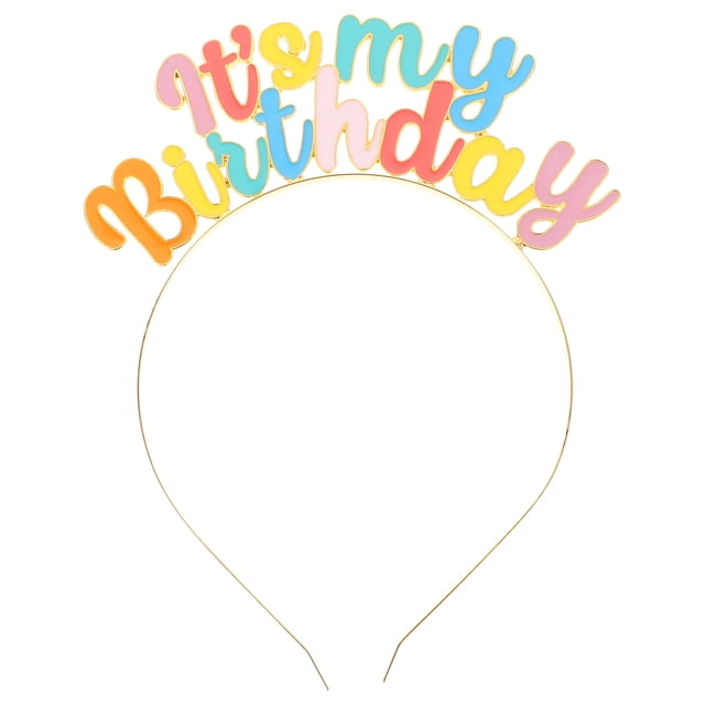 Miangastore 1Set Hair Accessory Alloy Hairband for Girls Celebration Birthday Party