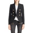 thumbnail image 1 of Manteau Femme Mode Double Boutonnage Bouton Automne Blouse Slim, 1 of 5