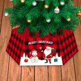 thumbnail image 2 of FAROOT Christmas Tree Skirt Santa Claus Letter Print Decorative Apron, 2 of 6