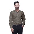 thumbnail image 1 of BESTMAN Formal Shirts For Men Slim Fit Printed Full Sleeve Shirts For Men, 1 of 5