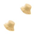 thumbnail image 3 of maskred Stay Sun Safe And Stylish With Bucket Hat For Outdoor Adventures M Easy To Wear yellow 2Set, 3 of 6