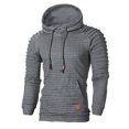 thumbnail image 1 of Mikilon Men's Autumn And Winter Stitching Long-sleeved Hooded Sweatshirt, 1 of 3