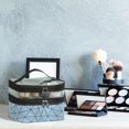 thumbnail image 2 of Organization and Storage Zippered Tote Bag, Portable Bathroom Travel Bag In Waterproof Clear Pvc Double Layer Cosmetic Bag, 2 of 5
