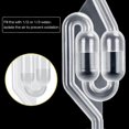 thumbnail image 3 of Homebrew Airlock Kit for Wine Fermentation - 6 Pack Plastic Airlocks with Sealing Rings, 3 of 4