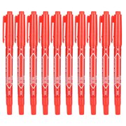 Double-End Marker Pen, Quick-drying Ink Quick-Drying Marker Pen Convenient For Writing  For Drawing For Marker Pen Black,Red,Blue