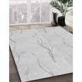 thumbnail image 3 of Ahgly Company Tapis Rond Lavable en Machine Intérieur Transitionnel Gris Nuage Gris, 3 Pieds Rond, 3 of 7