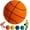 orange, variant on Silent Basketball Foam Basketball Indoor Training Ball Uncoated High-Density Foam Ball Low Noise Basketball Training for Various Indoor Activities Easy to Grip Quiet Ball-8.26Inch