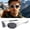 Grey, variant on Polarized Sports Sunglasses UV Protection Mirror Lenses, Xinsrenus Oval Frame Sun Glasses for Men Women, Running Bike Fishing Driving Sunglasses with Hard Case
