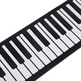 thumbnail image 1 of Electric Piano Roll-up, Soft Silicone Flexible Portable 61 Keys Roll-up Piano Keyboard Digital Music Electronic Piano Keyboard For Children Beginners/Children, 1 of 8