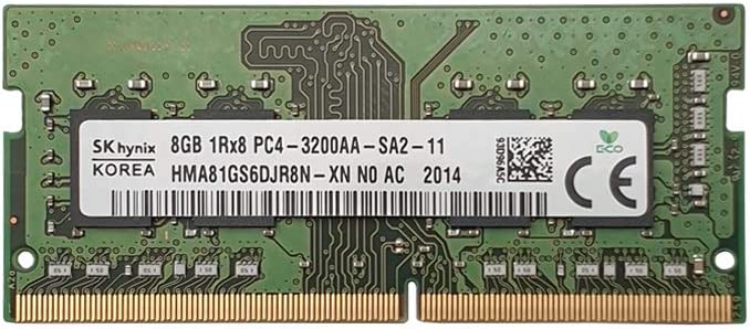 Mémoire ram 8 Go DDR4 PC4-25600 3200MHz 260 Broches à Intensité Variable