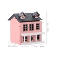 thumbnail image 4 of MesaSe Doll House Miniature House Mini House Model Mini Villa Buildings Tiny House Sand Table Villa Model, 4 of 6