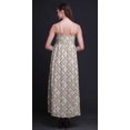 thumbnail image 3 of Bimba Robe Longue Chic Imprimée Teinture sur Nœuds pour Femme, Style Bohème, Maxi d'Été, Tenue de Plage - Très Petit, 3 of 6