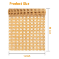 thumbnail image 3 of 16-Inch Wide Natural Rattan Webbing 40-Inch Long (3.3 Ft.) Rattan Webbing Rolls for Furniture,Chairs, Cabinets,Ceilings, 3 of 7