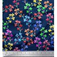 thumbnail image 1 of Soimoi Poly Georgette Fabric Lilac Floral Print Fabric by The Yard 52 Inch Wide, 1 of 1