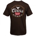 thumbnail image 3 of Coors T-Shirt à Imprimé avant et Arrière de Logo de Banquet Rodéo Brun Coloris - 2Xlarge, 3 of 5