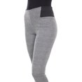 thumbnail image 3 of White Mark Pantalon Ajusté Jacquard pour Femmes, 3 of 5