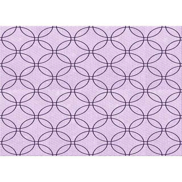 Ahgly Company Tapis Rectangulaire Lavable en Machine Intérieur Transitionnel Lilas Violet Riche, 5 Pieds x 7 Pieds