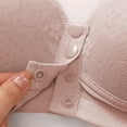 thumbnail image 4 of VEKDONE Woman's Lace Fashion Thin Style Ventilate Front Buckle Bra Without Steel Rim Gray 44/100BC, 4 of 5
