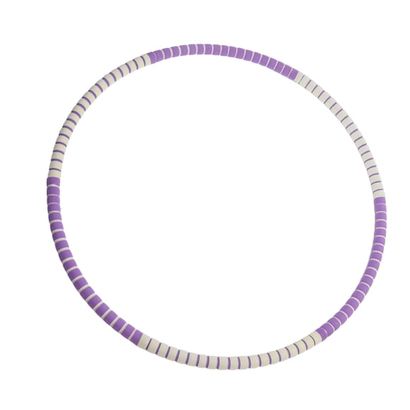 Hula Rings, Portable Weighted Hula Rings for Sport 6 Sections Purple Gray
