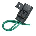 thumbnail image 1 of Almencla 15A Voiture en Ligne ATC Lame Fusible Support Étanche Bouchon Protection de Circuit, 1 of 5