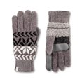 thumbnail image 1 of Isotoner Gants en Chenille Flocon de Neige pour Femmes (Chrome, OS) - 30423, 1 of 1