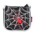 thumbnail image 3 of Universal Golf Mallet Putter Cover Square Headcover Magnetic Putter Head Closure Guard Spider Black, 3 of 9