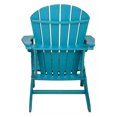 thumbnail image 4 of Leisure Classics Indoor Outdoor Adirondack Patio Deck Chair, Turquoise, 4 of 9