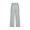 thumbnail image 4 of Jsaierl Women Linen Pants Drawstring High Waist Wide Leg Pants Plus Size Lightweight Solid Color Capris Vacation Comforts Summer Capri Pants, 4 of 5