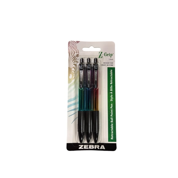 ZEBRA Z-GRIP Métallique 3PK