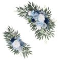 thumbnail image 4 of 2 Pcs Artificial Wedding Arch Flowers Artificial Rose Petals Decorative Garland, 4 of 9
