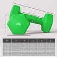 thumbnail image 3 of Soozier 40 LBS Hex Dumbbell Set, Adjustable Dumbbells with Vertical Rack, 3 of 10