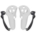 thumbnail image 2 of Touch Controller Grip Cover, Silicone Soft VR Controller Grip Cover Adjustable Knuckle Straps 2pcs Accurate Hole  For Exploration Hall Black,Red,Light Grey,Blue, 2 of 8