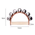 thumbnail image 4 of Handbell Hand Bells with 7pcs Jingle Bells Wood Handle for Music Class, 4 of 7