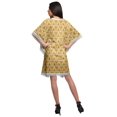 thumbnail image 4 of Moomaya Robe Courte de Caftan de Plage, Robe de Couverture Imprimée, Kaftan pour Femmes, Tenue de Plage, Couverture, 4 of 4