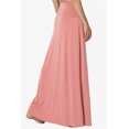 thumbnail image 4 of Jupe Longue Maxi Décontractée en Jersey Drapé pour Femmes Taille Pliable, 4 of 7