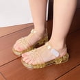 thumbnail image 2 of Girls' Soft-Soled Comfortable Crystal Shoes Spring/Summer Style Jelly Princess Shoes Children's Beach Sandals, 2 of 9