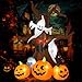 thumbnail image 3 of 8FT Halloween Inflatable Dead Tree Outdoor Decorations with Ghosts & Pumpkins, Halloween Blow Up Yard Decoration with Build-in LEDs for Holiday/Halloween Party/Garden/Lawn, 3 of 4