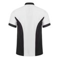 thumbnail image 2 of TiaoBug Unisex Chef Jacket Double Breasted Short Sleeve Chef Coat Hotel Restaurant Kitchen Work Wear White XXL, 2 of 5