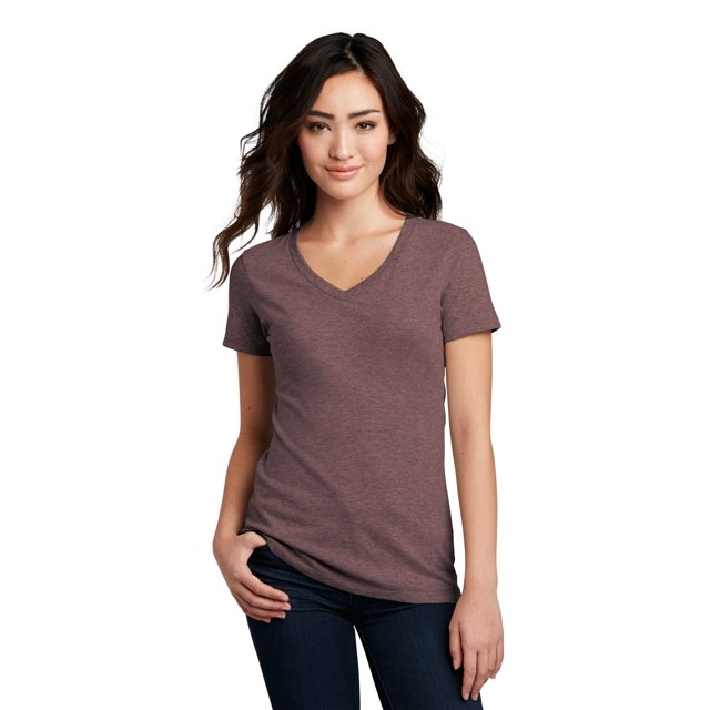 District T-Shirt Col en V Parfait pour Femmes - DM1190L