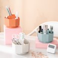 thumbnail image 4 of Oleegame 2PC Spoon And Lid Rest Pen Holder Large Capacity Desktop Office Student Dormitory Desktop Cosmetics Storage Box Brush Holder Pen Box White, 4 of 9