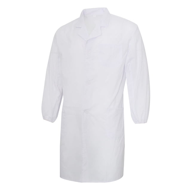 Blouses de Laboratoire Unisexes Blanches, Manteau Long pour Vos Vêtements