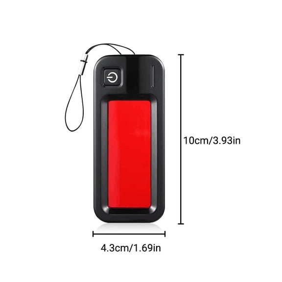 HLONK Hidden Camera Detectors  USB Rechargeable Anti-Spy Camera Finder with 12 Infrared LEDs  Mini Anti-Spy Detector for Car Hotel Trip Travel Fitting Room  Black