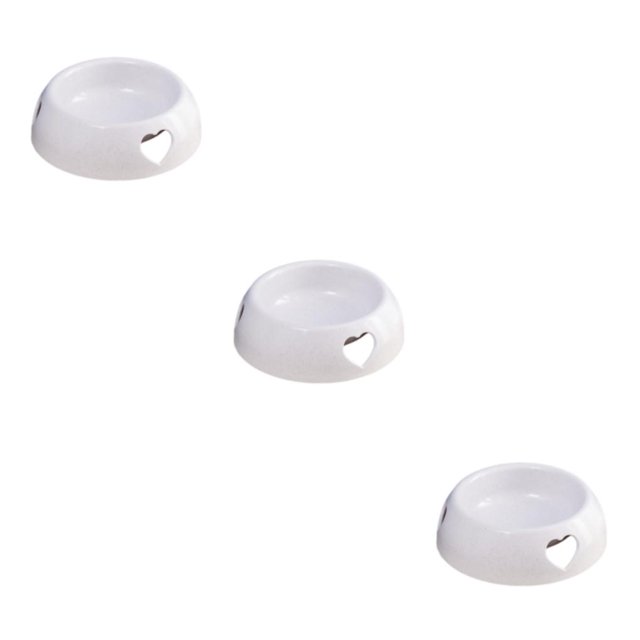 Maytalsory Environmentally Friendly Choice For Pet S Feeding Plastic Dog Bowl And Multiple grey large size 3Set