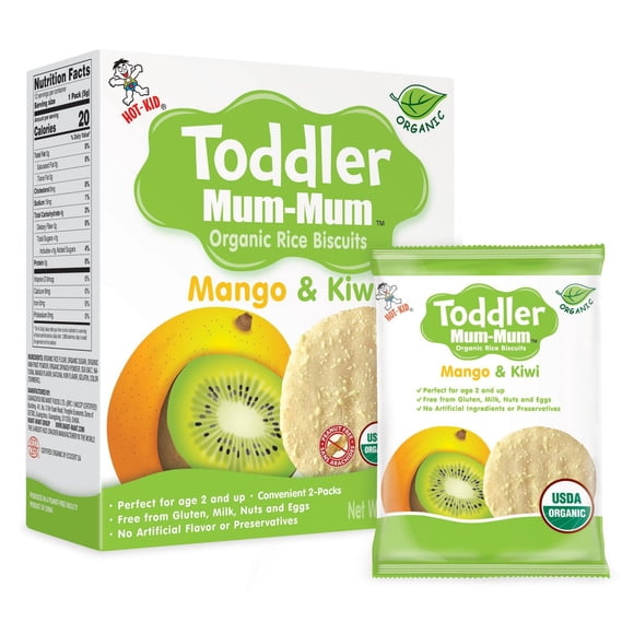 Toddler Mum-Mum Biscuits de Riz Biologiques - Mangue Kiwi