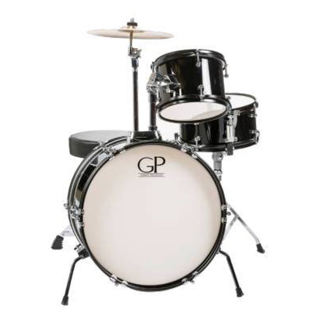 Granite Percussion JR3 3 Piece Junior Kit w/Cymbals, Throne & More
