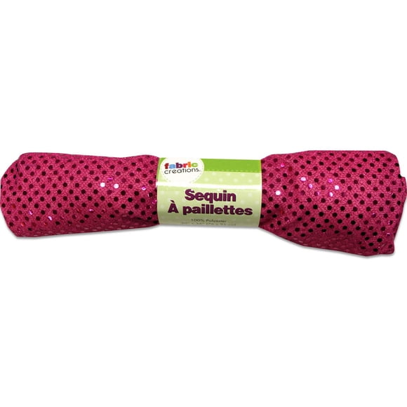 FABRIC CREATIONS Assorted Sequin Fabric - Precut 76 cm (30 in) × 91 cm (36 in) (76 × 91 cm (35.8 in)), 100% Polyester, 30x36