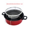 thumbnail image 4 of Shengyu Home Deep Fry Pot Apartment Fryer Nonstick Pots Chip Pan Kitchen Accessories 24cm 0.5mm, 4 of 6