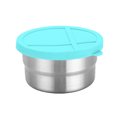 thumbnail image 2 of Boîte à Collations en Acier Inoxydable avec Couvercle en Silicone - Contenant de Rangement Alimentaire Hermétique Scellé Portable à Compartiments Divisés pour Collations, Bleu Ciel, JKODE, 2 of 9